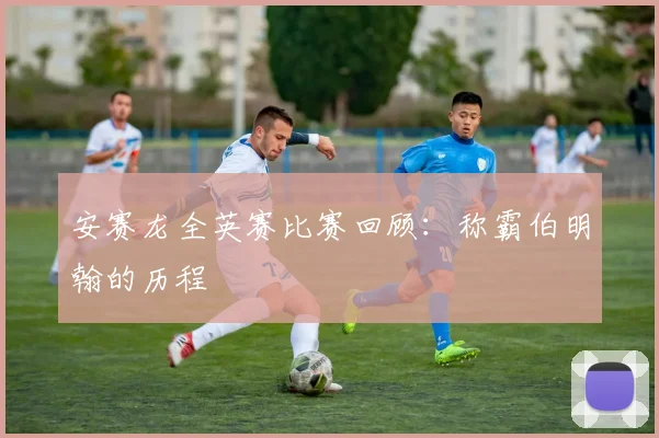 安赛龙全英赛比赛回顾：称霸伯明翰的历程