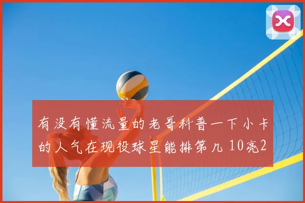 有没有懂流量的老哥科普一下小卡的人气在现役球星能排第几 10亮20回复